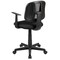 Flash Furniture Pivot Back Black Mesh Chair LF-134-A-BK-GG